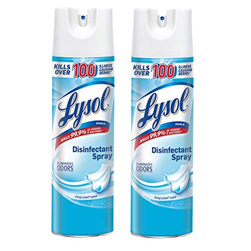 Lysol Disinfectant Spray, Crisp Linen, 38 Ounce