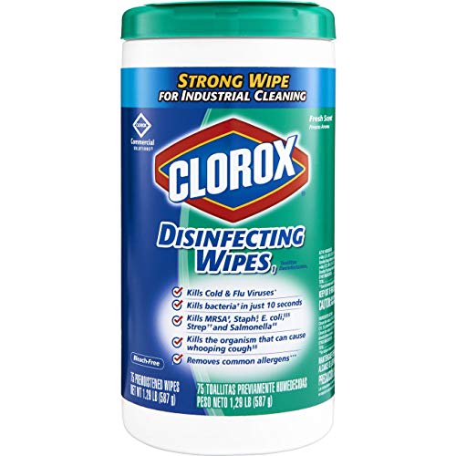 Clorox Commercial Solutions Disinfecting Wipes, Fresh Scent - 75 Wipes