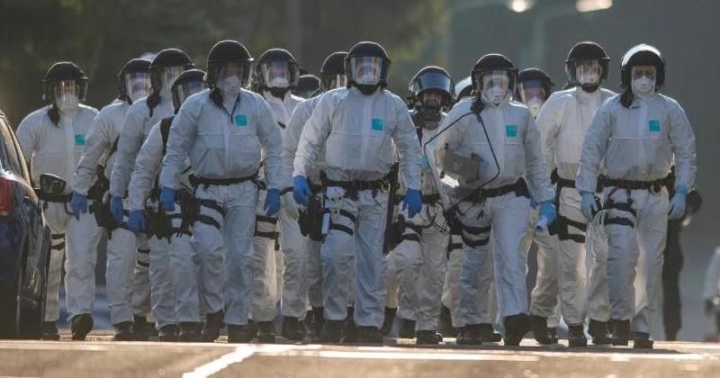 Migrants Riot At German Refugee Camp, Display ISIS Flags Over COVID-19 Quarantine 1