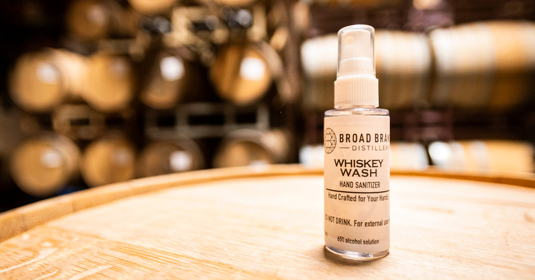Distilleries Race to Make Hand Sanitizer Amid Coronavirus Pandemic 1
