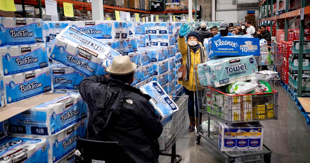 Coronavirus swaps: Trading designer dresses for toilet paper and portraits for groceries 1