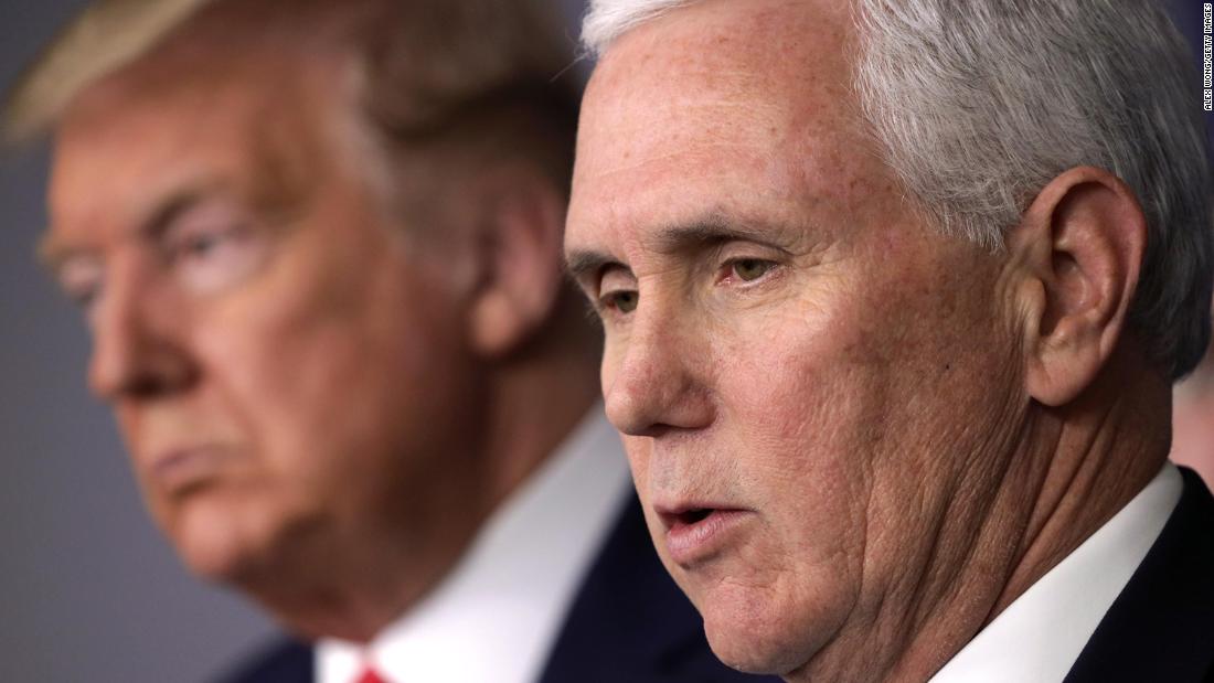 Pence says he and wife will be tested for coronavirus 1 Pence says he and wife will be tested for coronavirus 1