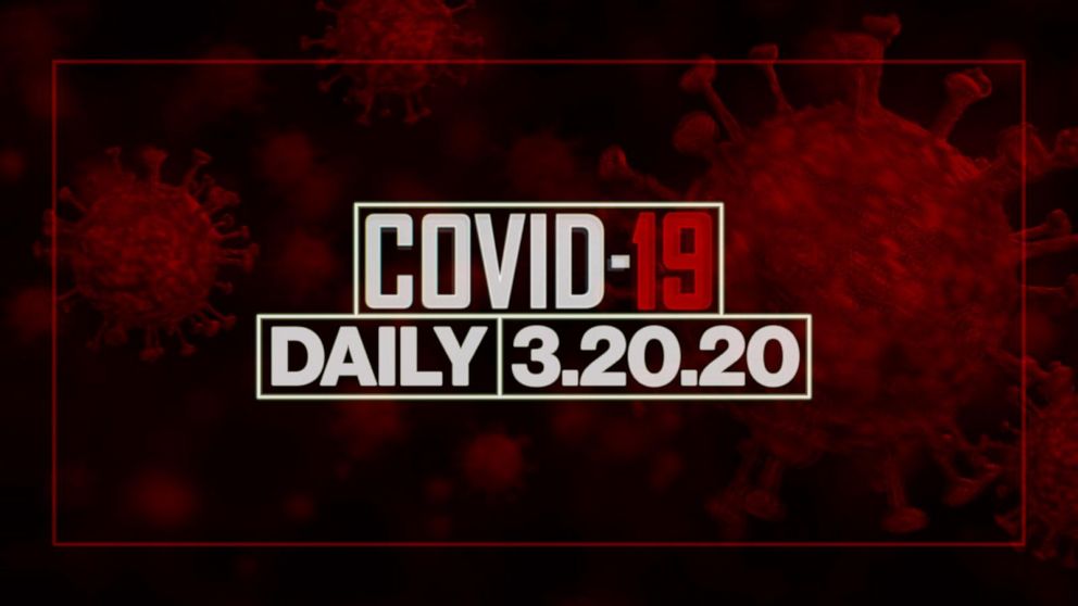 WATCH: Coronavirus daily update: March 20, 2020 1