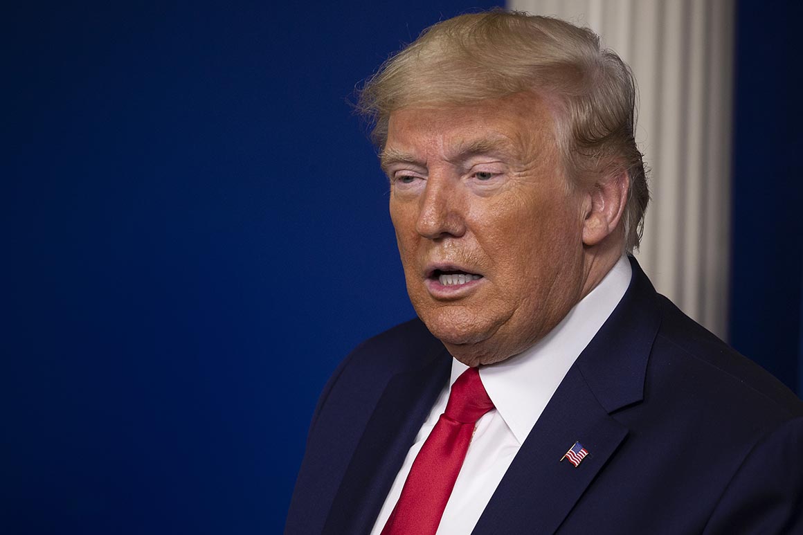 Trump touts New York coronavirus trials as progress against pandemic 1