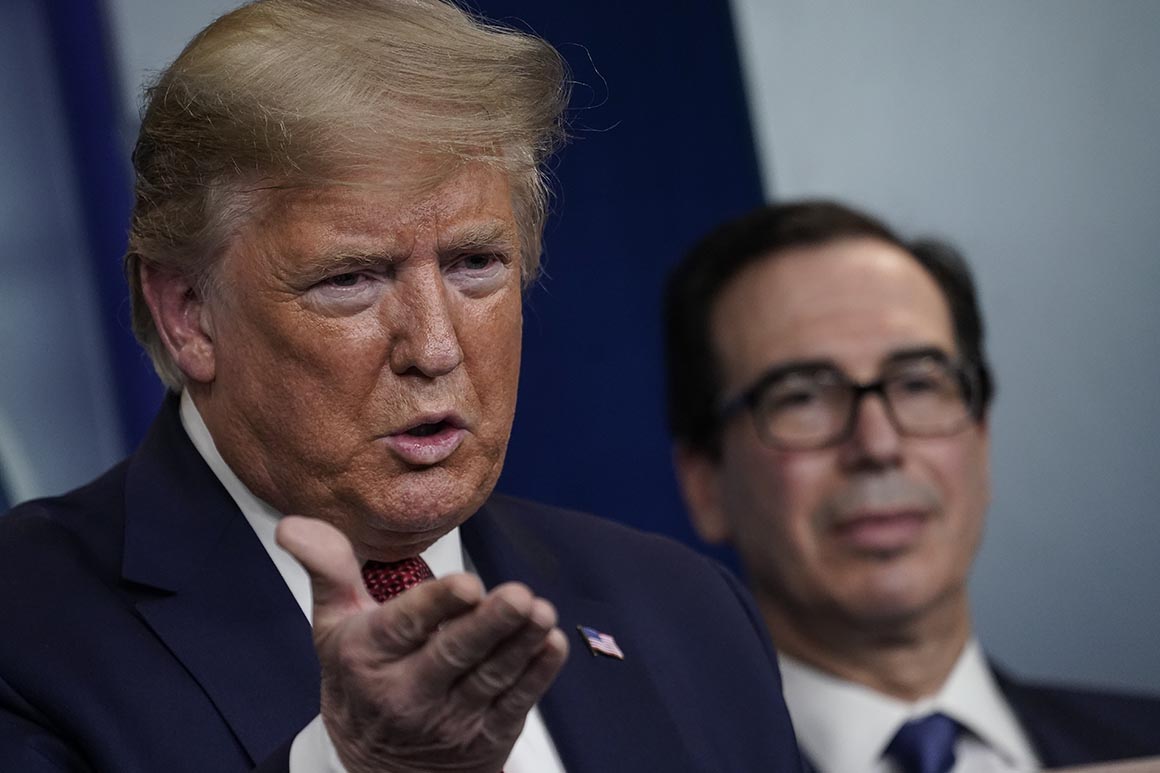 Trump spars with reporter at coronavirus briefing, but plays nice with other rivals 1