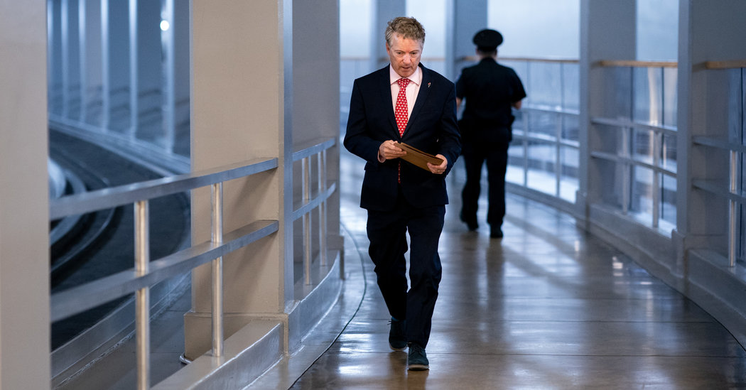 Rand Paul Tests Positive for Covid-19, Fueling Anxiety in the Capitol 1