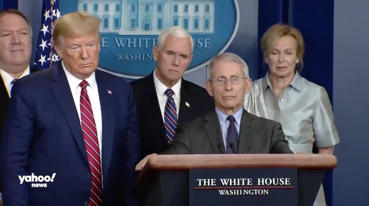 Trump and Fauci differ in tone on possible drug treatment for coronavirus 1