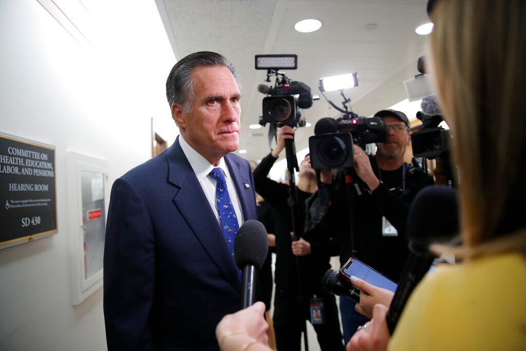 Romney tests negative for coronavirus, but remains absent in Senate 1