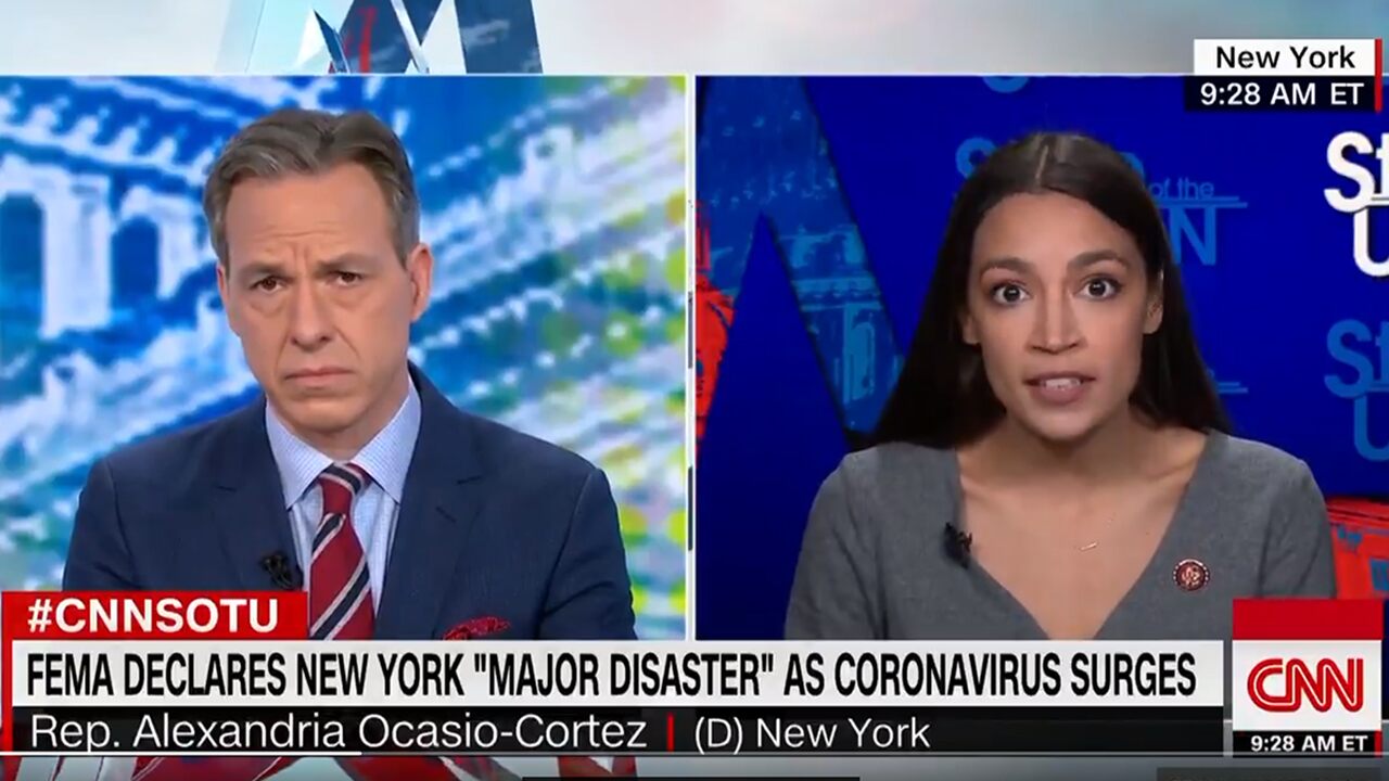 CNN's Jake Tapper under fire after admitting he didn't fact-check AOC on Trump-coronavirus claim 1