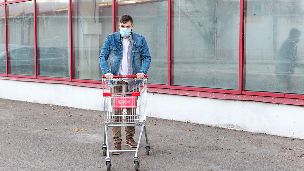 Wear a mask not just to protect against the COVID-19 virus but also to protect against permanent government surveillance 1