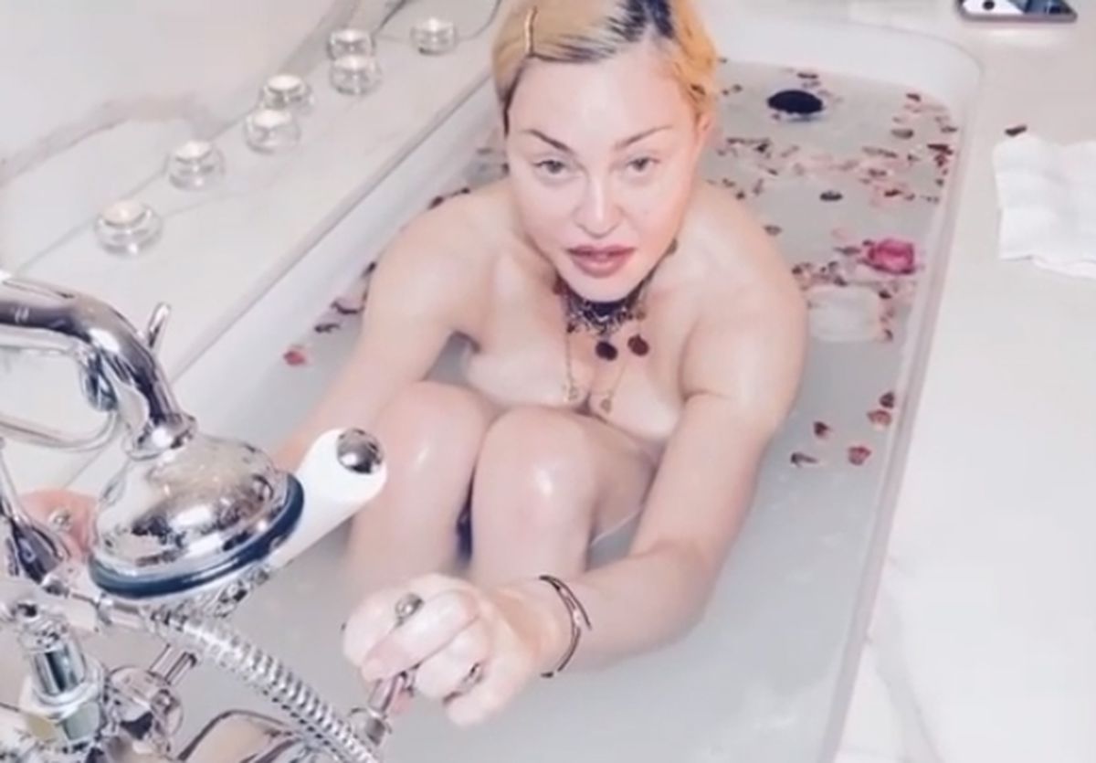 SEE IT: Madonna calls coronavirus ‘the great equalizer’ from bathtub on Instagram 1