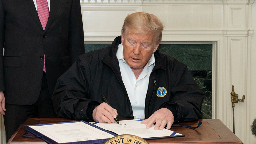 Trump invokes Korean War-era legislation to instruct US industries to ramp up production of healthcare equipment as coronavirus outbreak deepens 1
