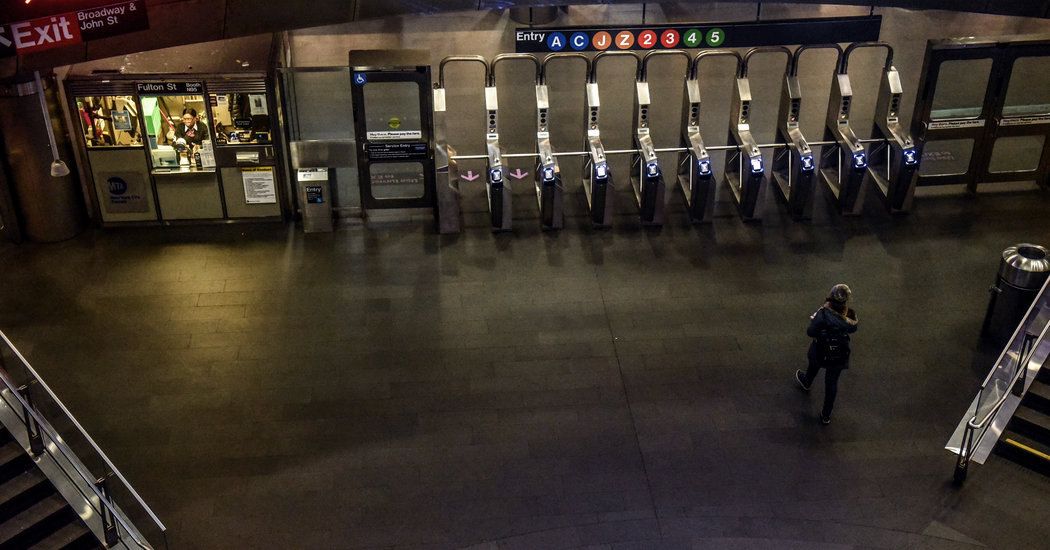 Subway Service Is Cut by a Quarter Because of Coronavirus 1