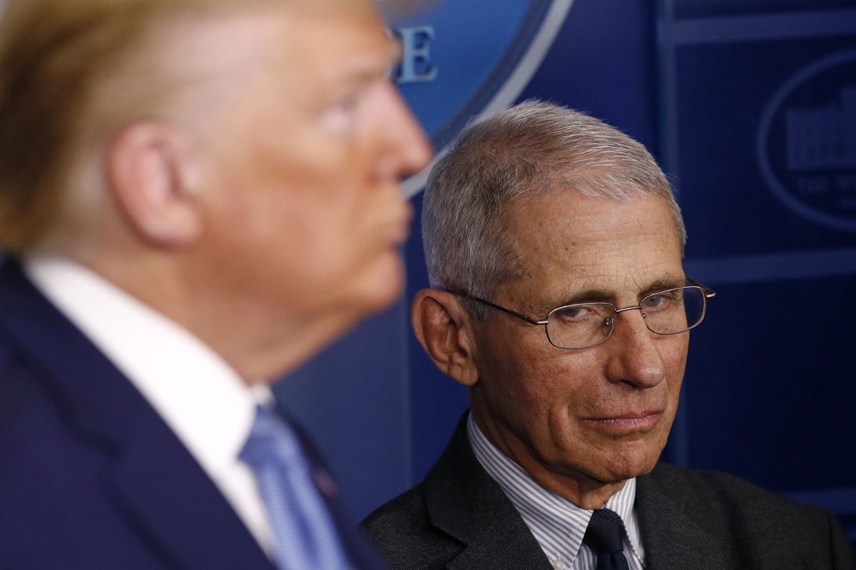 Dr. Anthony Fauci suggests growing coronavirus rift with Trump as White House signals discomfort with his independence 1 Dr. Anthony Fauci suggests growing coronavirus rift with Trump as White House signals discomfort with his independence 1