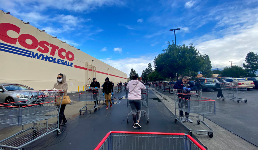 Costco limits shoppers inside, won’t accept returns on coronavirus hoard 1