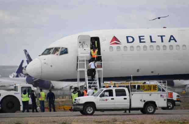 Photos: Airline jets being stored in California due to much less passenger traffic as a result of COVID-19 1