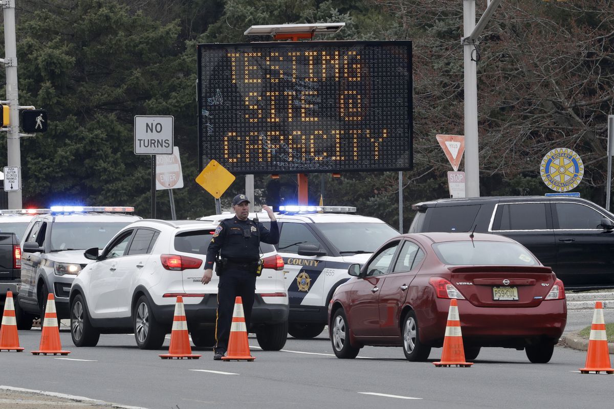 Coronavirus drive-thru test site in New Jersey hits capacity before it opens as 2nd center opens at PNC Bank Arts Center 1 Coronavirus drive-thru test site in New Jersey hits capacity before it opens as 2nd center opens at PNC Bank Arts Center 1