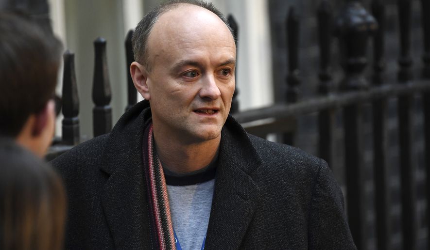 Dominic Cummings, Boris Johnson's senior aide, self-isolates after displaying COVID-19 symptoms 1