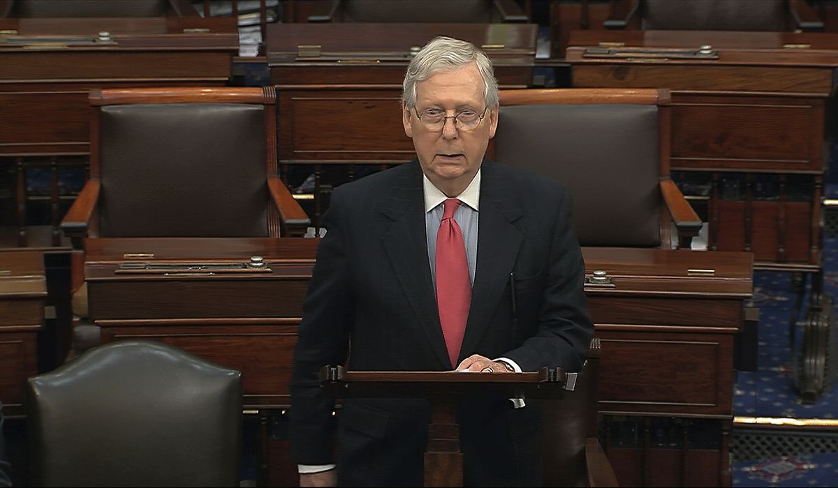 Mitch McConnell to adjourn Senate after passing coronavirus stimulus bill 1