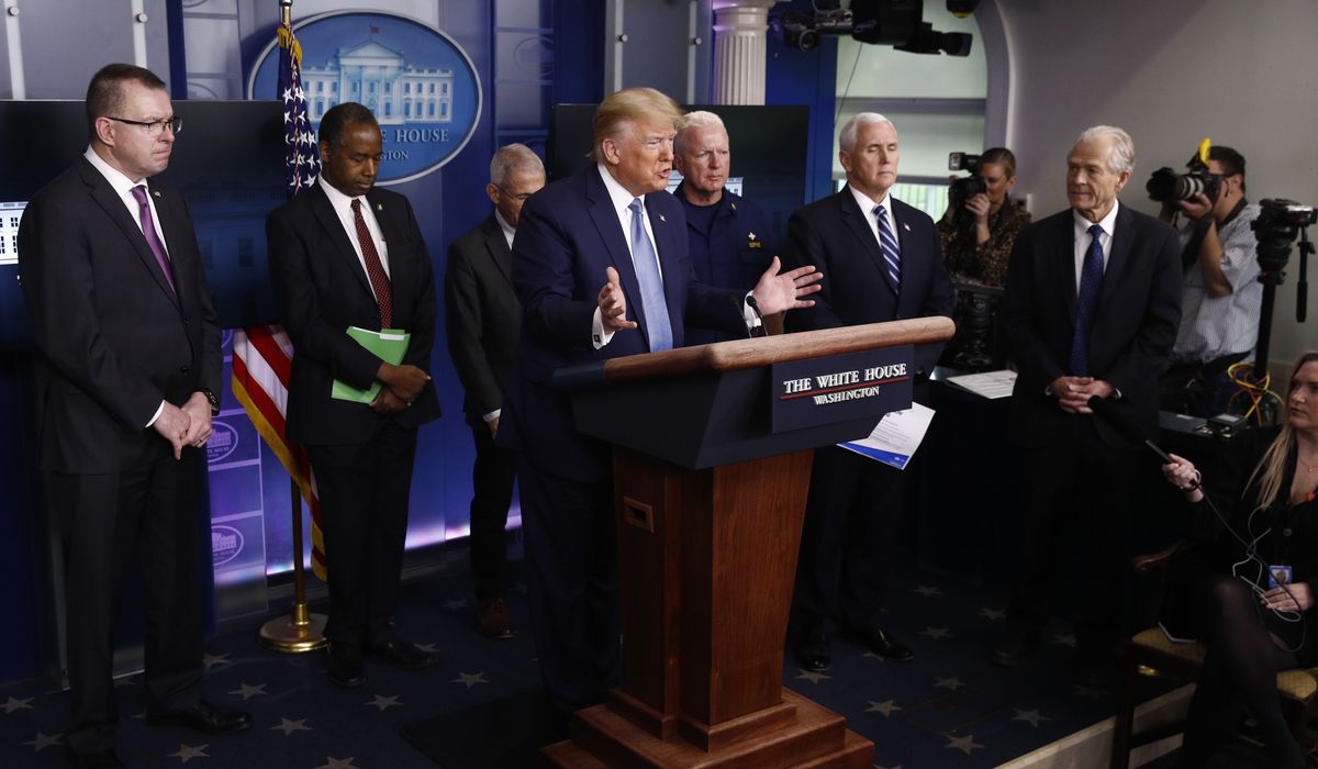 Trump pushes back on Washington Post report about intel warnings about coronavirus 1