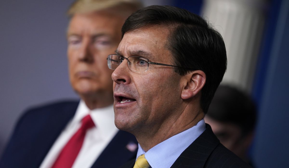 Mark Esper: 'Completely absurd' that China blames U.S. military for coronavirus 1