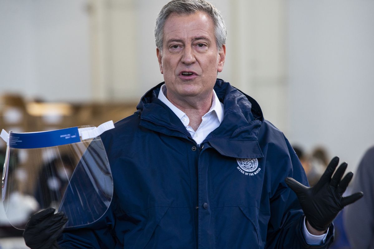 ‘Outrageous': de Blasio blasts Trump’s comments about NY face mask usage during coronavirus crisis 1 ‘Outrageous': de Blasio blasts Trump’s comments about NY face mask usage during coronavirus crisis 1