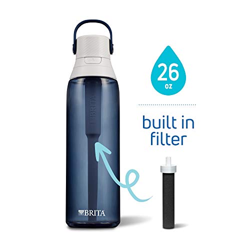 Brita 36386 Premium Water Filter Bottles, 26oz, Night Sky