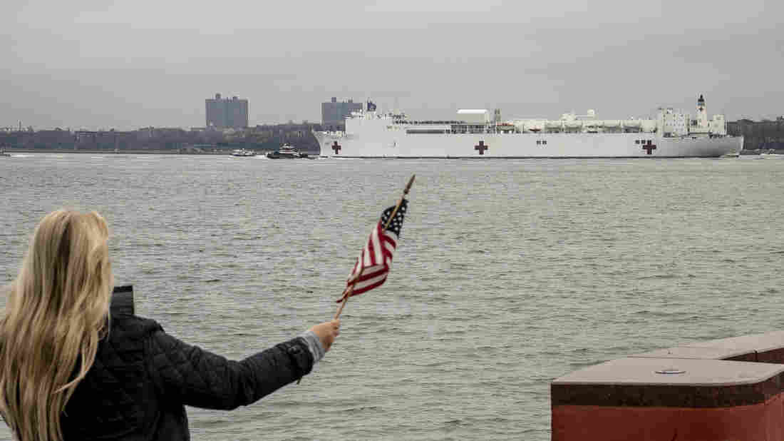 Hospital Ship USNS Comfort Arrives In New York To Ease Coronavirus Pressure 1