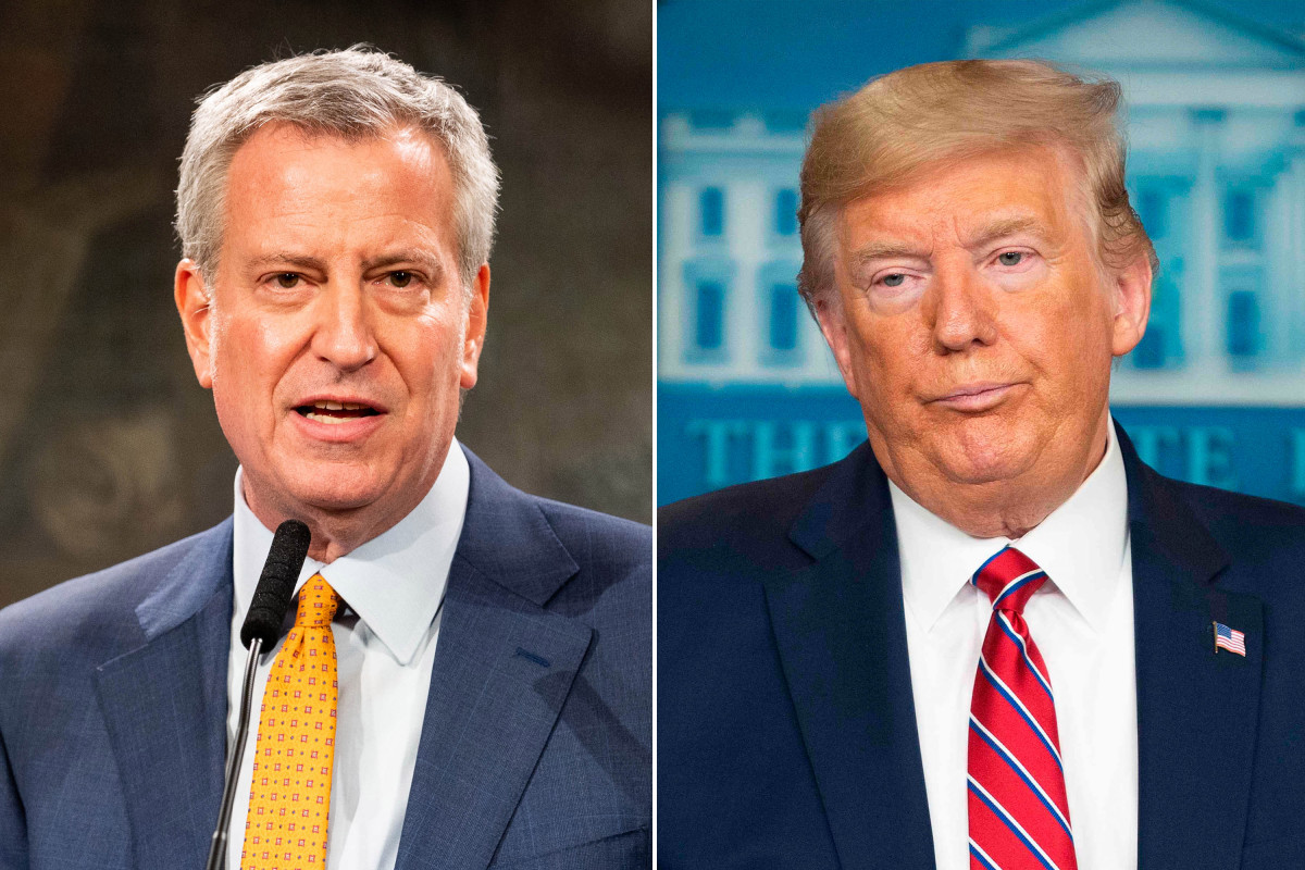 ‘I’m not dealing with him’: Trump dismisses de Blasio’s coronavirus criticism 1