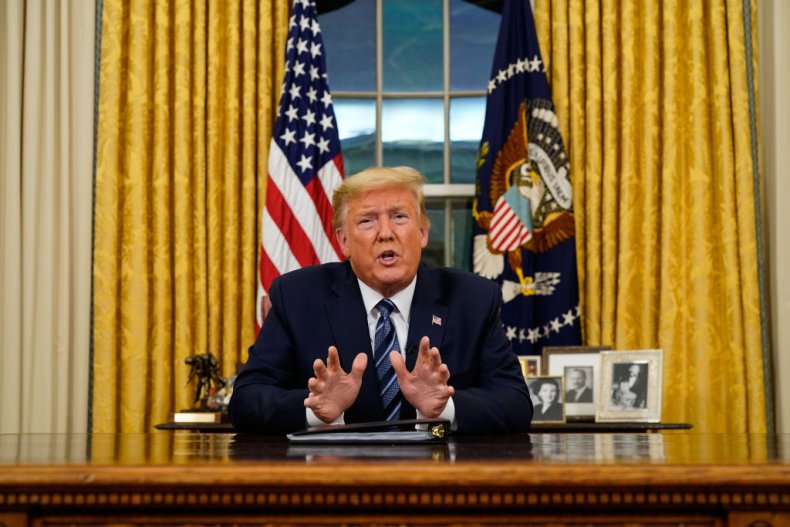 Majority of Americans Approve of Donald Trump's Handling of Coronavirus Pandemic: Poll 1