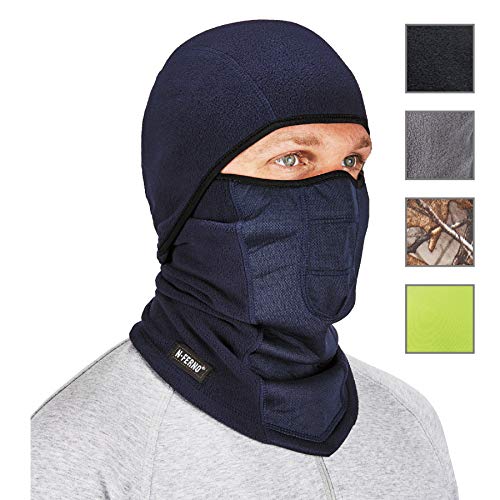 Ergodyne N-Ferno 6823 Balaclava Ski Mask, Wind-Resistant Face Mask, Hinged Design