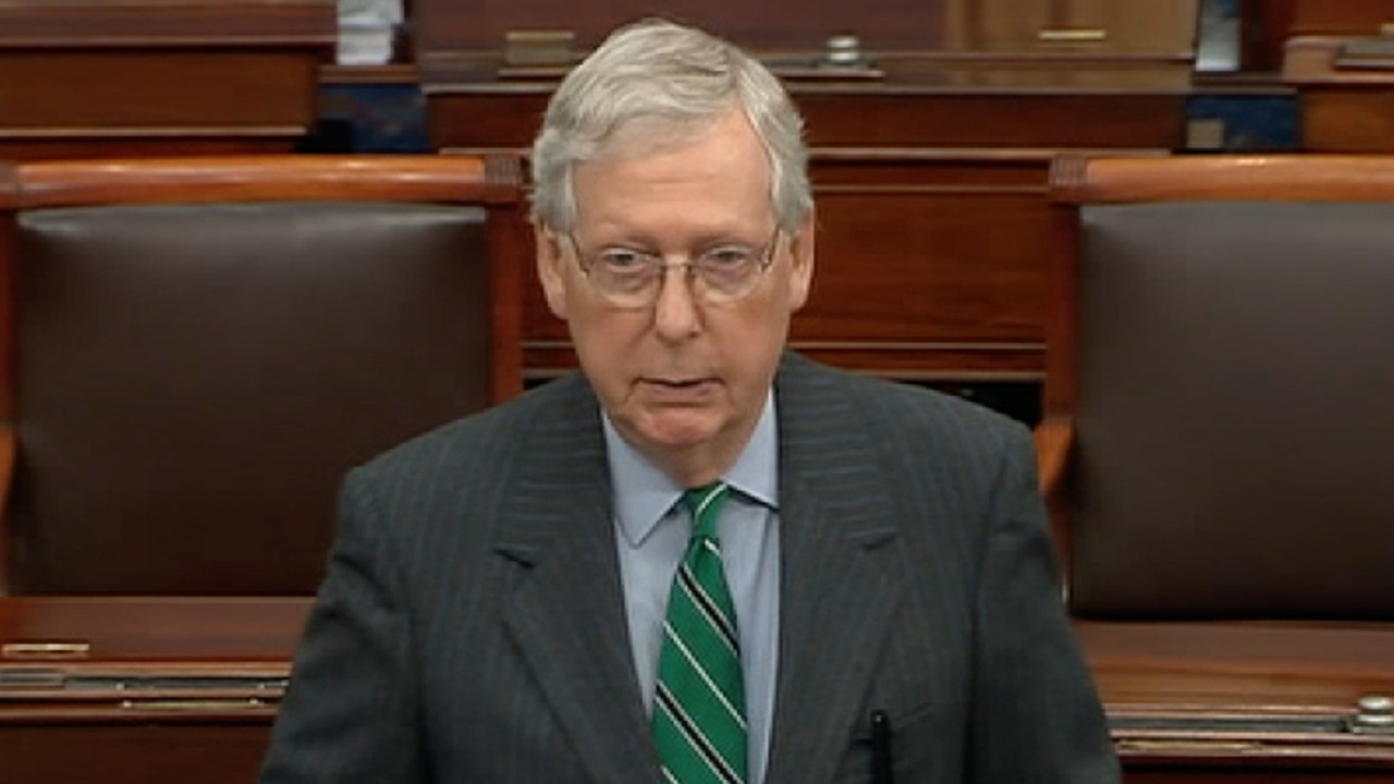 McConnell: Despite continued negotiations, coronavirus vote will happen Monday: 'The wheel has to stop at some point' 1