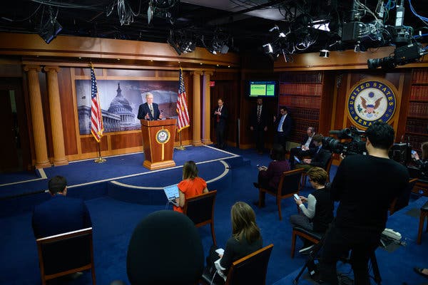 Coronavirus Live Updates: Fighting on Capitol Hill Threatens Vast Stimulus Package, as Governors Plead for Supplies 1