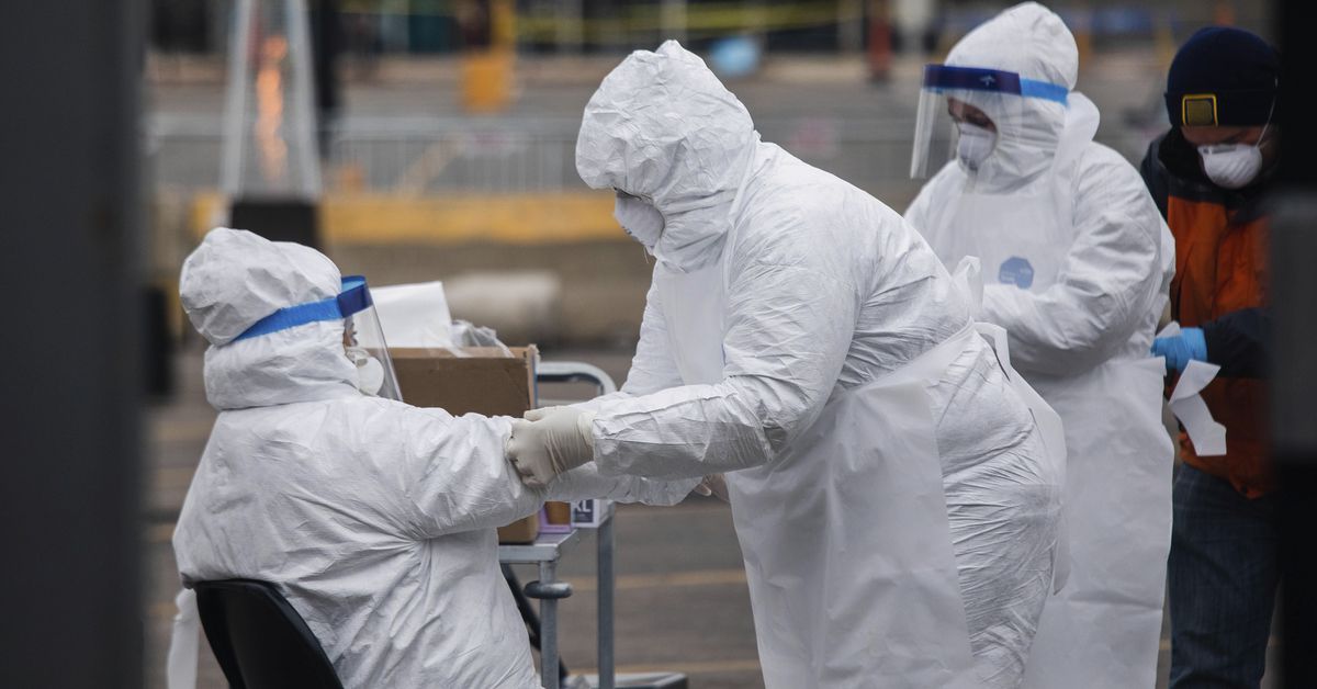 First responders, medical workers tested for coronavirus at Walmarts in Joliet, Northlake 1
