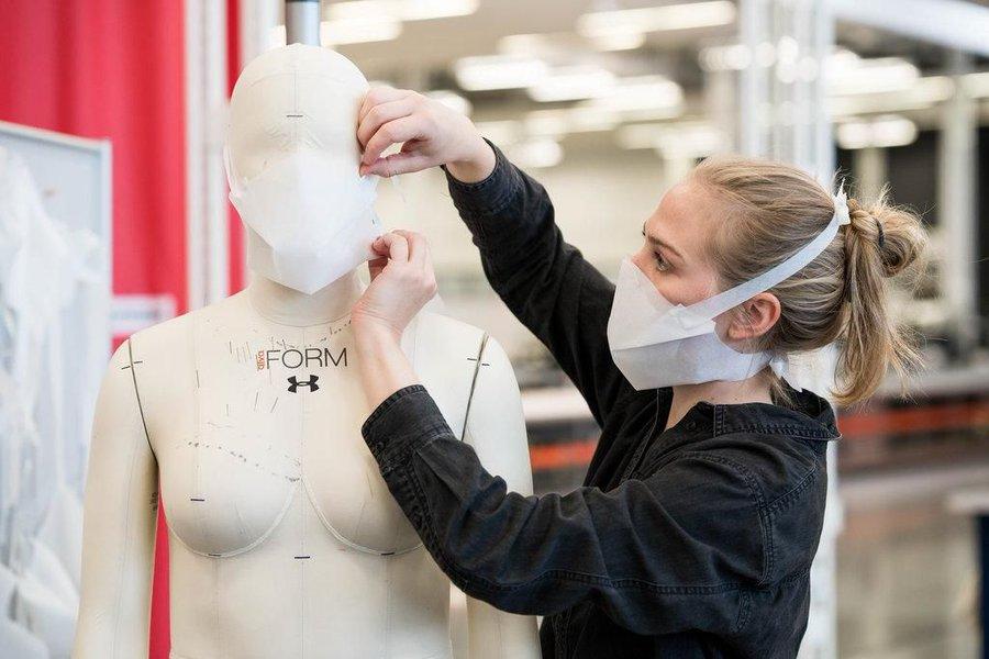 Under Armor To Produce 100,000 COVID-19 Masks Per Week  1
