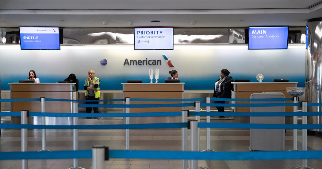Coronavirus in N.Y.C.: Major Airports Are Eerily
Silent 1