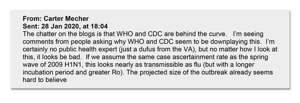 The ‘Red Dawn’ Emails: 8 Key Exchanges on the Faltering Response to the Coronavirus 1