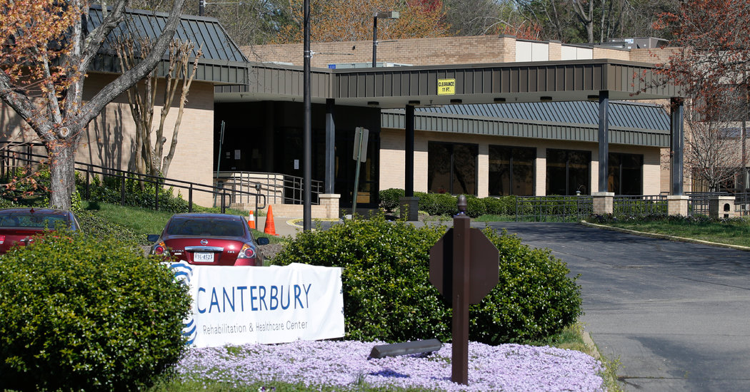 Coronavirus Deaths at U.S. Nursing Homes Pass 3,800, With 45 at Virginia Facility 1