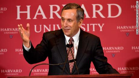Harvard president says he and wife are 'doing well' in coronavirus recovery 1