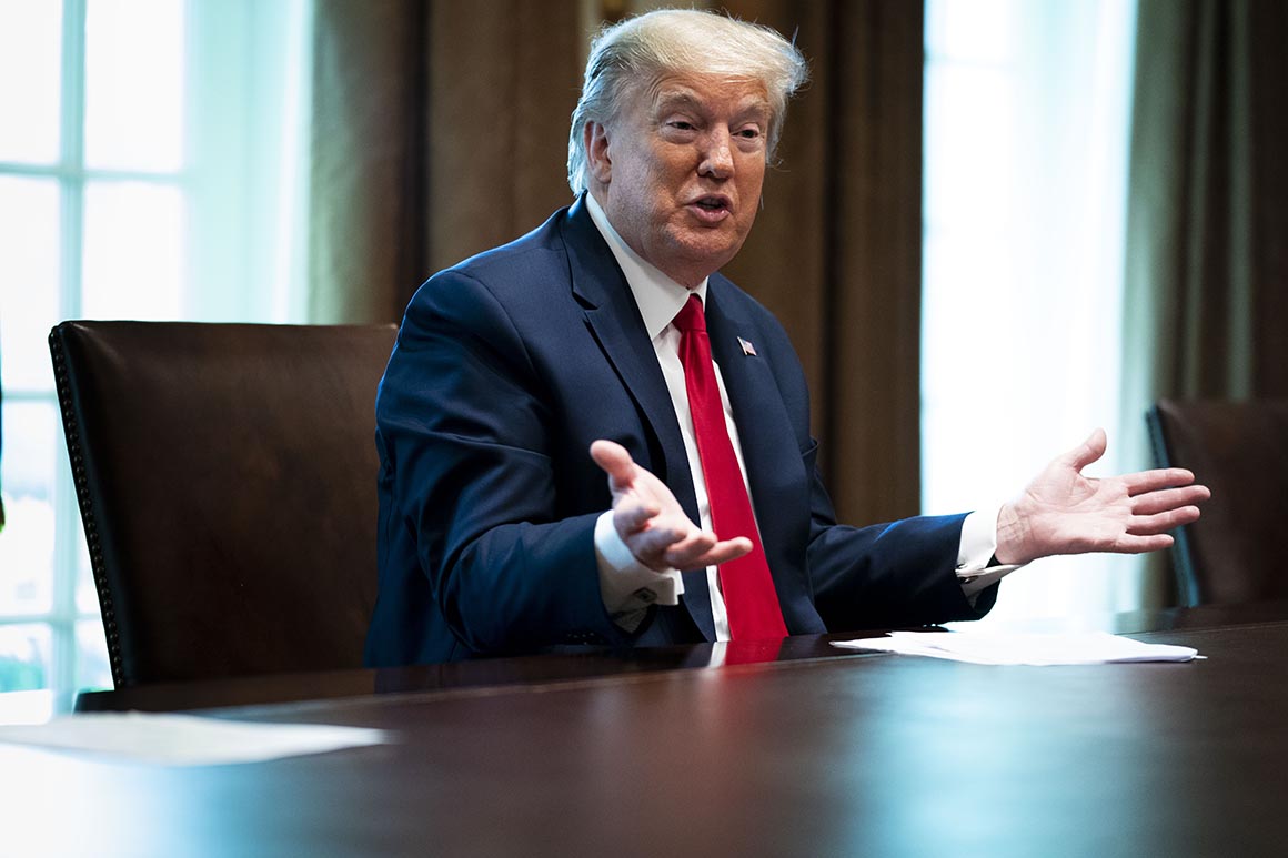 Golf jokes, Tom Brady and ski trips: A very Trumpy meeting with recovered coronavirus patients 1