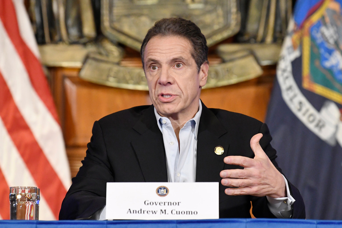 Cuomo says NY coronavirus deaths down but ‘happy days are
not here again’ 1