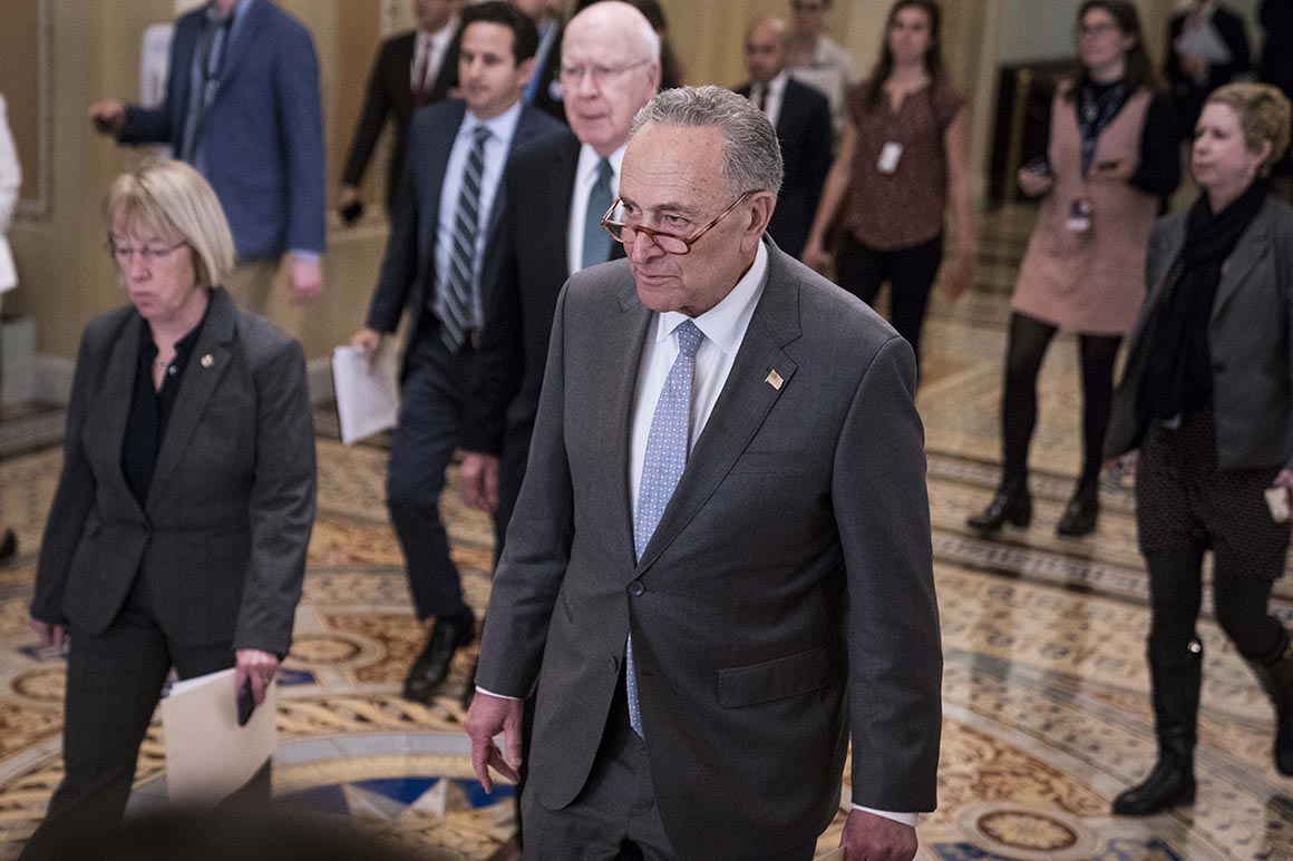 Schumer’s Senate Democrats show sharper edge in coronavirus
era 1 Schumer’s Senate Democrats show sharper edge in coronavirus
era 1
