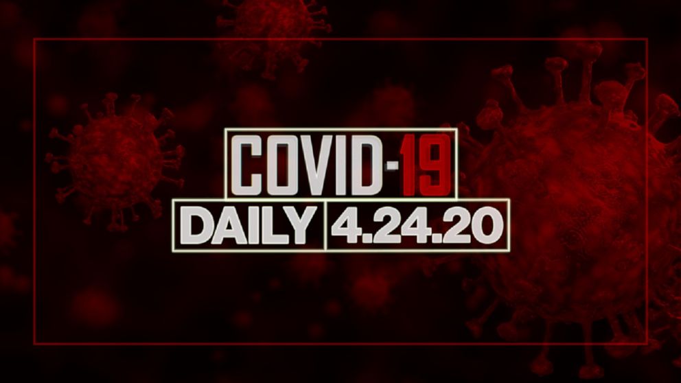 WATCH: Coronavirus daily update: April 24, 2020 1