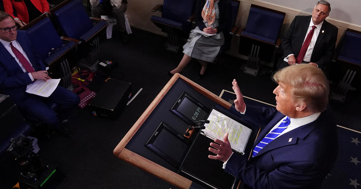 Trump speculates about injecting disinfectants to treat
COVID-19 1