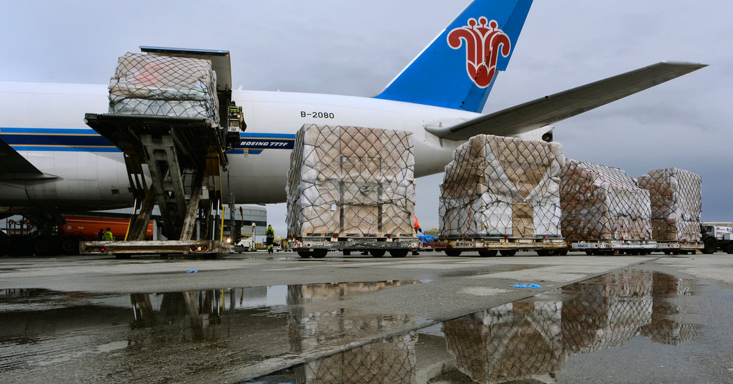 China's Elite Donate Coronavirus Gear to the U.S. 1