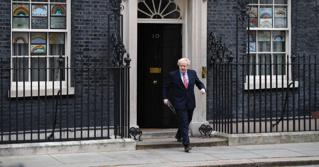 Britain's Boris Johnson, Recovered From Coronavirus, Returns
to Work 1