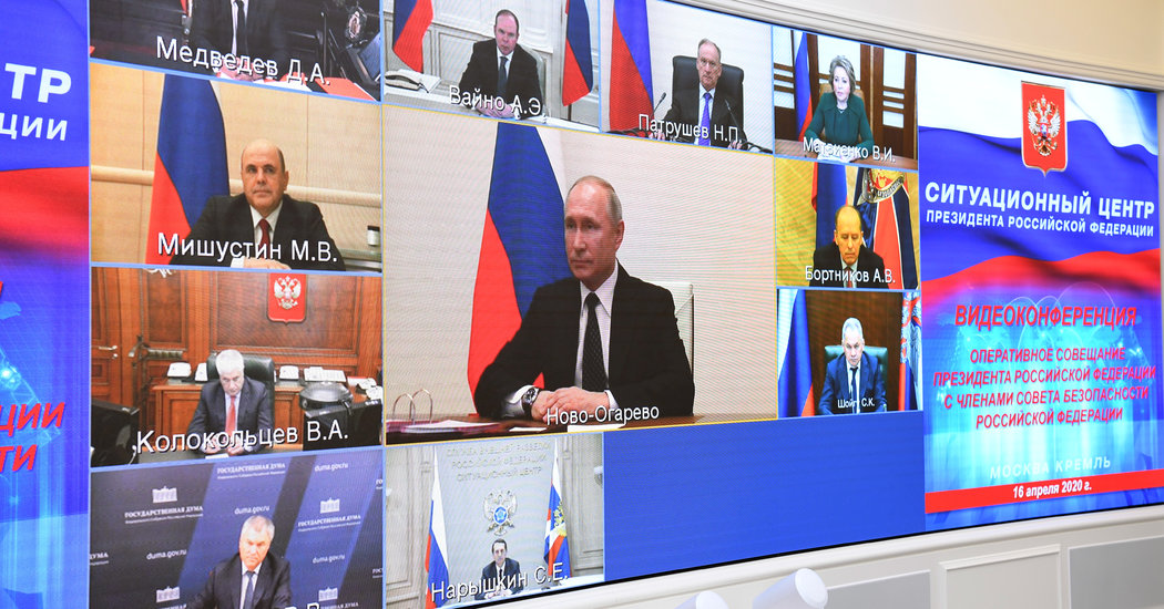 Putin, Russia’s Man of Action, Lets Others Act Against the
Coronavirus 1