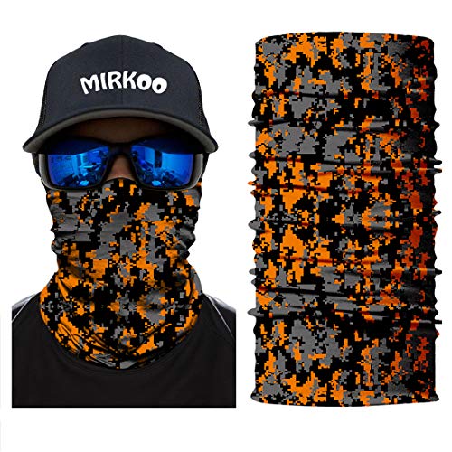 3D Camouflage Face Mask (OCAMO-349) - ORANG BLACK