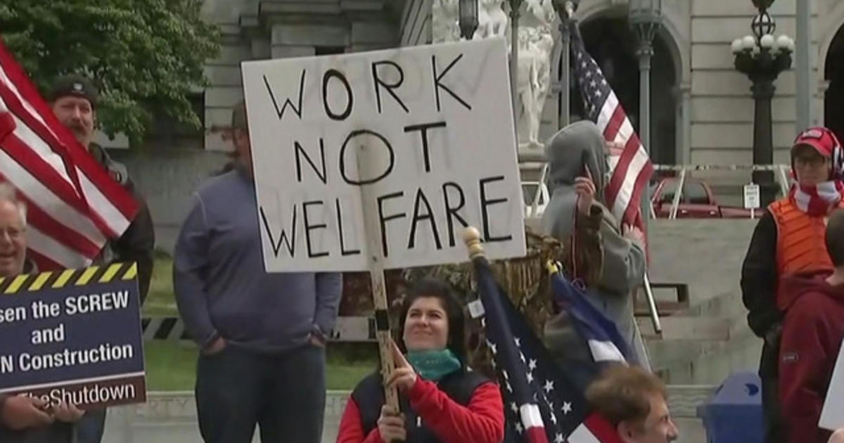 Stay-at-home order protests continue as states ease
coronavirus guidelines 1