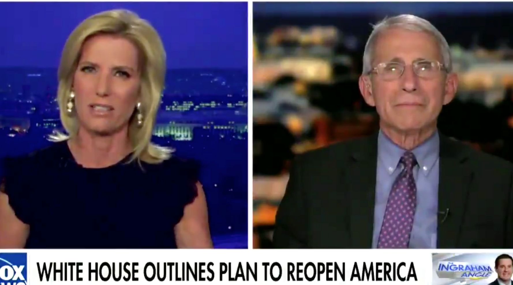 Dr. Fauci Shuts Down Laura Ingraham’s ‘Misleading’
Coronavirus Claim 1